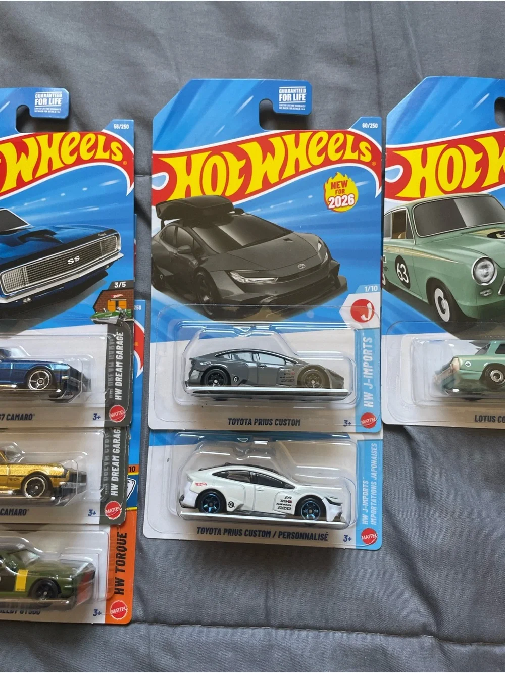 3 doller tree exclusive hotwheels and 3 other hotwheels